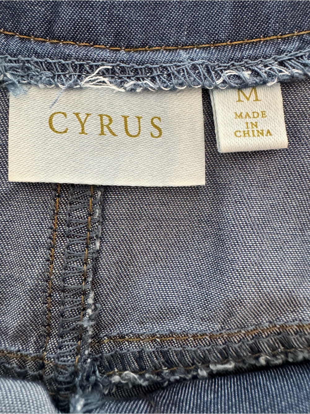 Cyrus Blue Denim Skirt - Picture 4 of 5